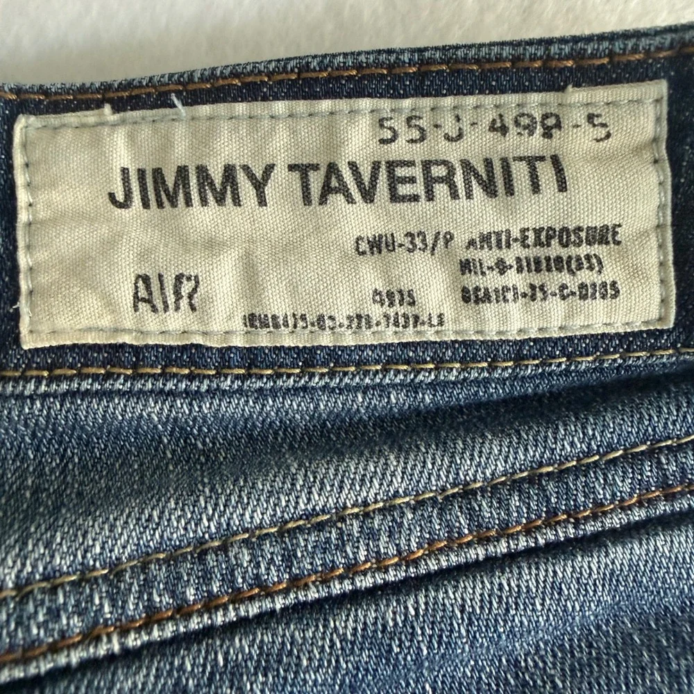 Jimmy Taverniti Vintage Skinny Jeans Air Womens Anti-Exposure 27 Blue 55-J-498-5